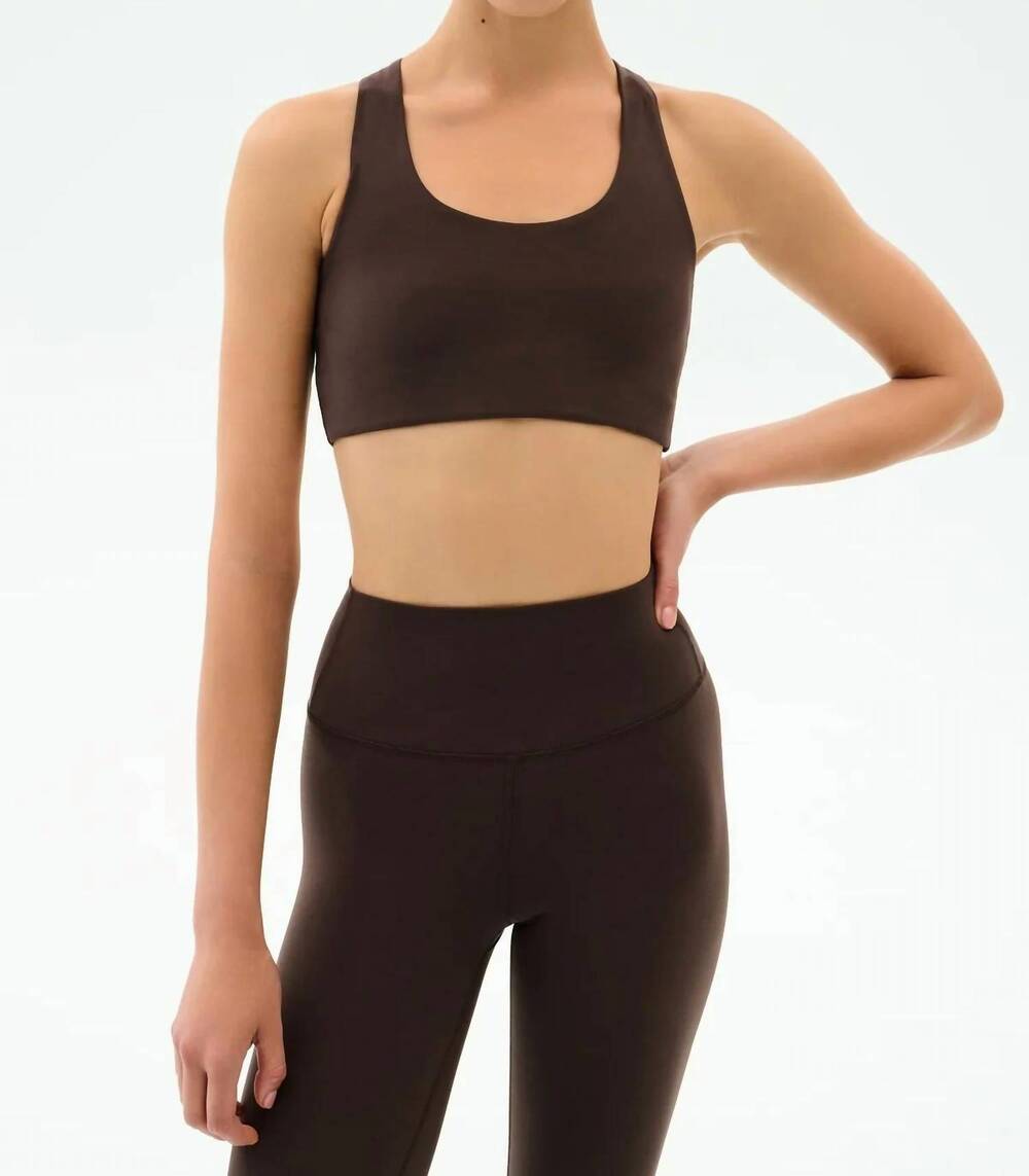 NEW SPLITS59 women's sara airweight bra in vintage chocolate